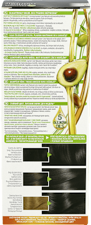 3 Ciemny brąz, odżywcza farba do włosów, do 100% pokrycia siwych włosów GARNIER Color naturals