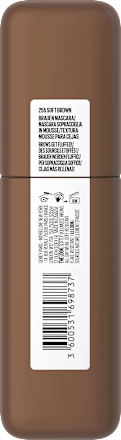 Szemöldökformázó, Super Fluff - Nr. 255 Soft Brown MAYBELLINE NEW YORK
