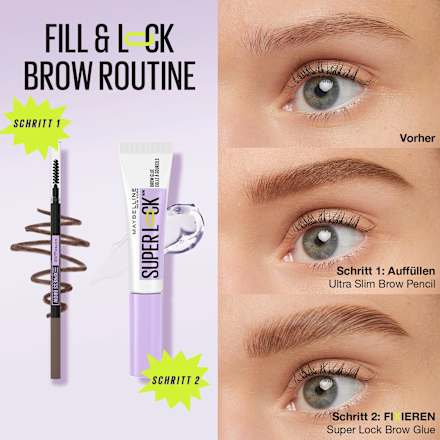 Augenbrauengel Super Lock Brow Glue  MAYBELLINE NEW YORK