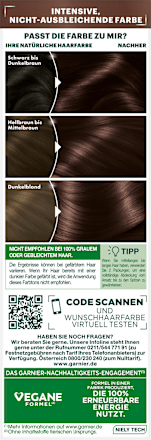 Nutrisse Farbsensation Intensiv Pflege-Haarfarbe - Nr. 4.15 Tiramisu Braun GARNIER NUTRISSE