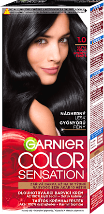 barva na vlasy Ultra černá 1.0 GARNIER Color Sensation