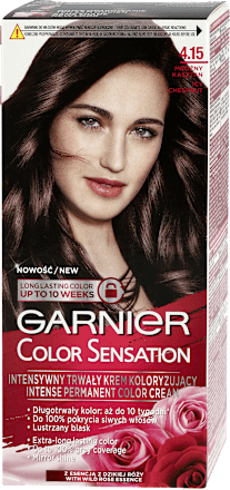 Krem koloryzujący 4.15 Mroźny kasztan GARNIER Color Sensation
