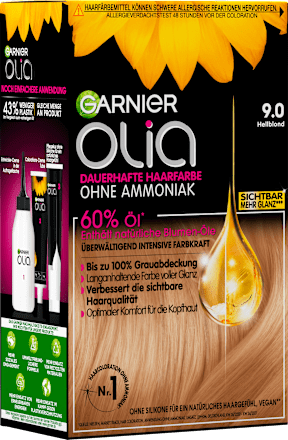 Haarfarbe 9.0 Hellblond GARNIER olia