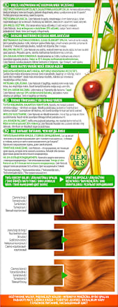 7.40+ Miedziany blond, farba do włosów, do 100% pokrycia siwych włosów GARNIER Color naturals