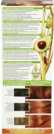 7.40+ Miedziany blond, farba do włosów, do 100% pokrycia siwych włosów GARNIER Color naturals
