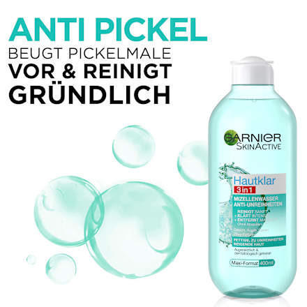 Mizellenwasser 3in1 Hautklar Anti-Unreinheiten Garnier Skin Active