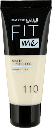 Fit Me Matte+Poreless podkład matujący 110 Porcelain MAYBELLINE NEW YORK