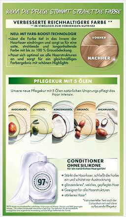 Nutrisse Creme dauerhafte Pflege-Haarfarbe - Nr. 8N Natürliches Blond GARNIER NUTRISSE