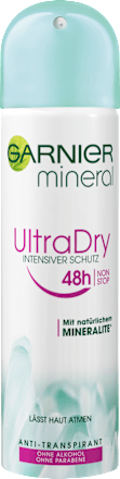 Deo Spray Antitranspirant Mineral Ultra Dry 48h GARNIER mineral