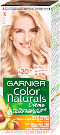 Tartós hajfesték, extra szőke 10 GARNIER Color naturals