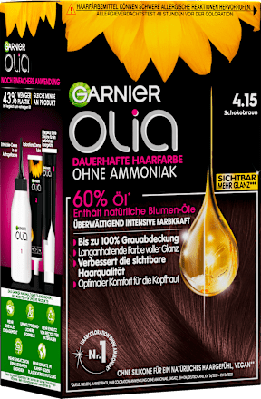 Haarfarbe 4.15 Schokobraun GARNIER olia