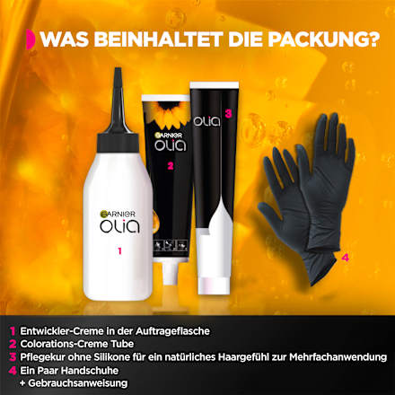 Haarfarbe 6.3 Karamellbraun GARNIER olia