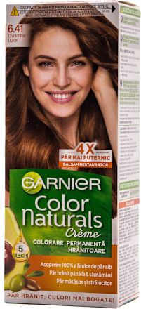 Vopsea de păr permanentă 6.41 Chihlimbar Dulce GARNIER Color naturals