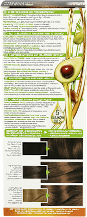 6.41 Złoty bursztyn, odżywcza farba do włosów, do 100% pokrycia siwych włosów GARNIER Color naturals