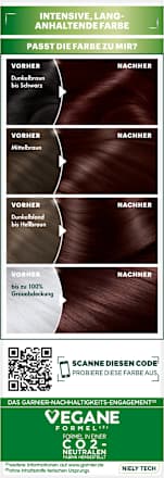 Haarfarbe 3.23 Dunkles Diamantbraun, 1 St GARNIER NUTRISSE