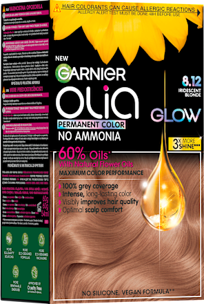 Vopsea permanentă 8.12 Iridescent Blonde GARNIER olia