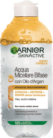 Acqua micellare bifase SKINACTIVE con olio d'Argan GARNIER SKIN ACTIVE