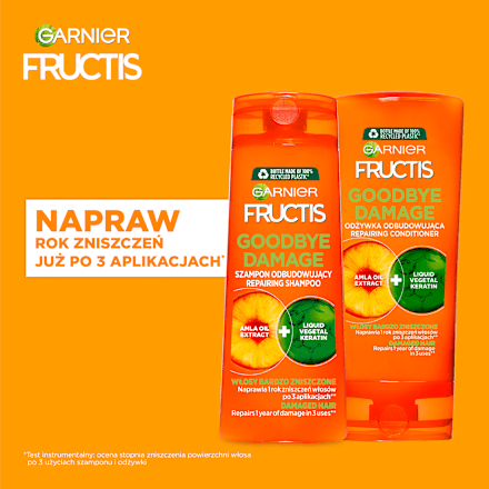 Goodbye Damage Szampon odbudowujący do włosów bardzo zniszczonych GARNIER FRUCTIS
