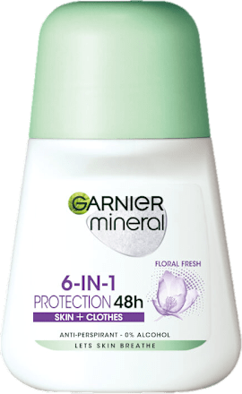 Protection 6 antiperspirant roll-on – Floral Fresh GARNIER mineral