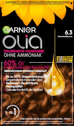 Haarfarbe 6.3 Karamellbraun GARNIER olia
