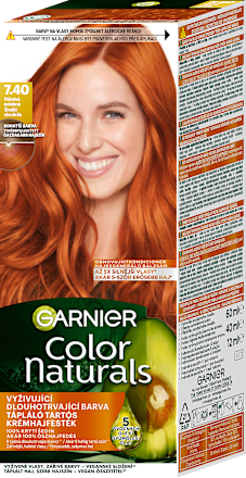 Farba na vlasy - 7.40 vášnivo medená GARNIER Color naturals