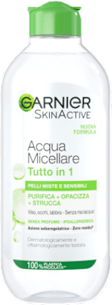 Acqua micellare SKINACTIVE Tutto in 1 miste e sensibili GARNIER SKIN ACTIVE