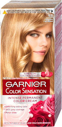 Boja za kosu 8.0 Luminous light blond GARNIER Color Sensation