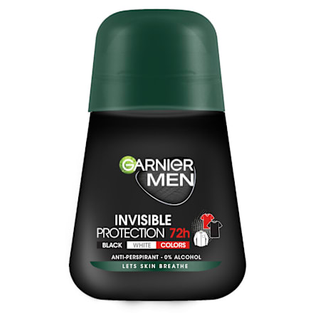 INVISIBLE PROTECTION 72h roll-on antiperspirant Garnier Men