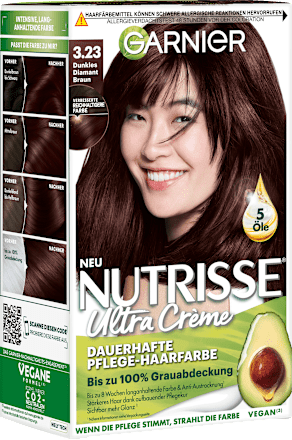 Haarfarbe 3.23 Dunkles Diamantbraun, 1 St GARNIER NUTRISSE