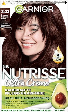 Haarfarbe 3.23 Dunkles Diamantbraun, 1 St GARNIER NUTRISSE