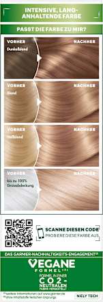 Nutrisse Creme dauerhafte Pflege-Haarfarbe - Nr. 8N Natürliches Blond GARNIER NUTRISSE