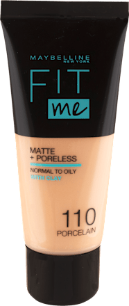 Fit Me Matte & Poreless fond de ten 110 Porcelain MAYBELLINE NEW YORK