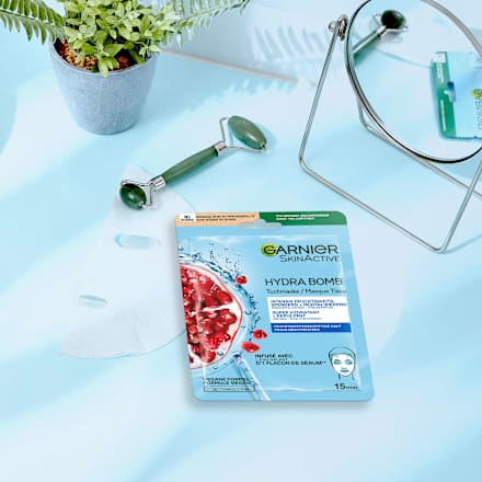 Tuchmaske Hydra Bomb Hyaluronsäure + Granatapfel-Extrakt Garnier Skin Active