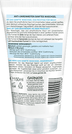 Waschgel sensitive GARNIER