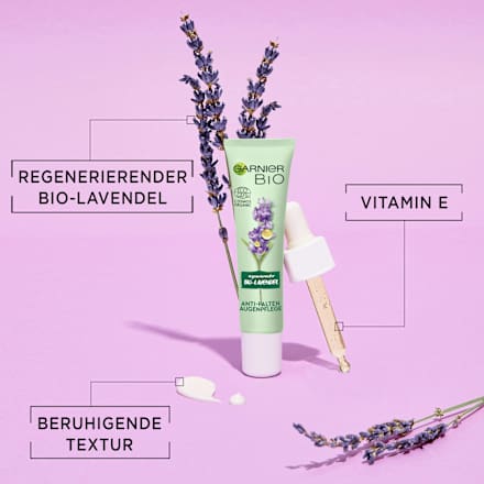 Anti-Falten Augenpflege Bio-Lavendel GARNIER BIO
