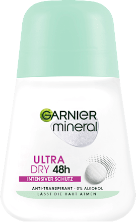 Antitranspirant Deo Roll-On UltraDry GARNIER mineral