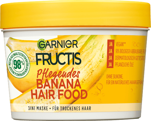 Pflegendes Banana Hair Food 3in1 Haarmaske GARNIER FRUCTIS