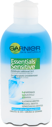 Upokojujúci odličovač 2v1 Essentials Sensitive GARNIER SKIN NATURALS
