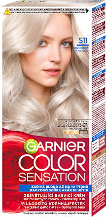 barva na vlasy Oslnivá stříbrná S11 GARNIER Color Sensation