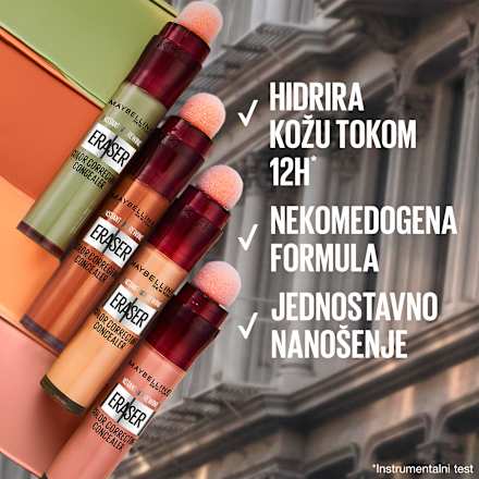 Insant Anti-Age Eraser tečni korektor u boji – zeleni MAYBELLINE NEW YORK
