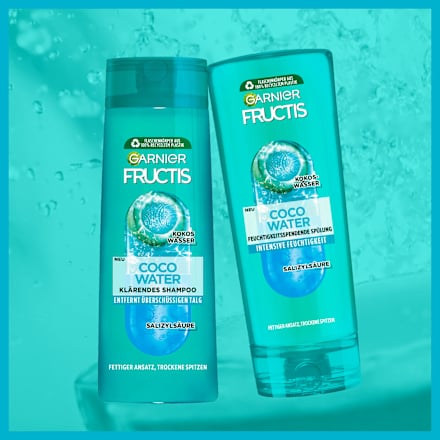 Shampoo Coco Water Vorteils-Größe GARNIER FRUCTIS