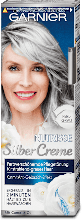 Nutrisse Silber Creme Farbverschönernde Pflegetönung - Perlgrau GARNIER NUTRISSE