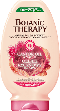 Odżywka do włosów osłabionych i łamliwych z olejkiem rycynowym i syropem klonowym GARNIER BOTANIC THERAPY