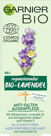 Anti-Falten Augenpflege Bio-Lavendel GARNIER BIO