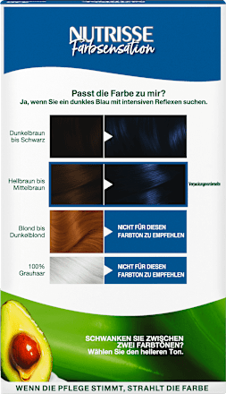 Haarfarbe Farbsensation 3.10 Blauschwarz  GARNIER NUTRISSE