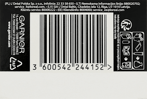 9.1 Popielaty jasny blond, farba do włosów bez amoniaku, 60% olejków GARNIER olia