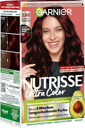 Haarfarbe Farbsensation 2.60 dunkles Mahagoni GARNIER NUTRISSE