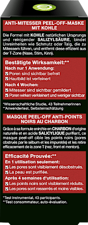 Gesichtsmaske Hautklar Kohle Peel-Off Garnier Skin Active