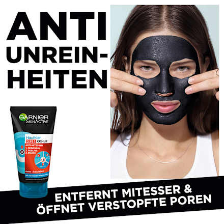 Gesichtsmaske Hautklar Kohle Peel-Off Garnier Skin Active