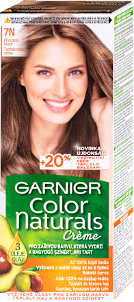 Tartós hajfesték, természetes szőke 7N GARNIER Color naturals